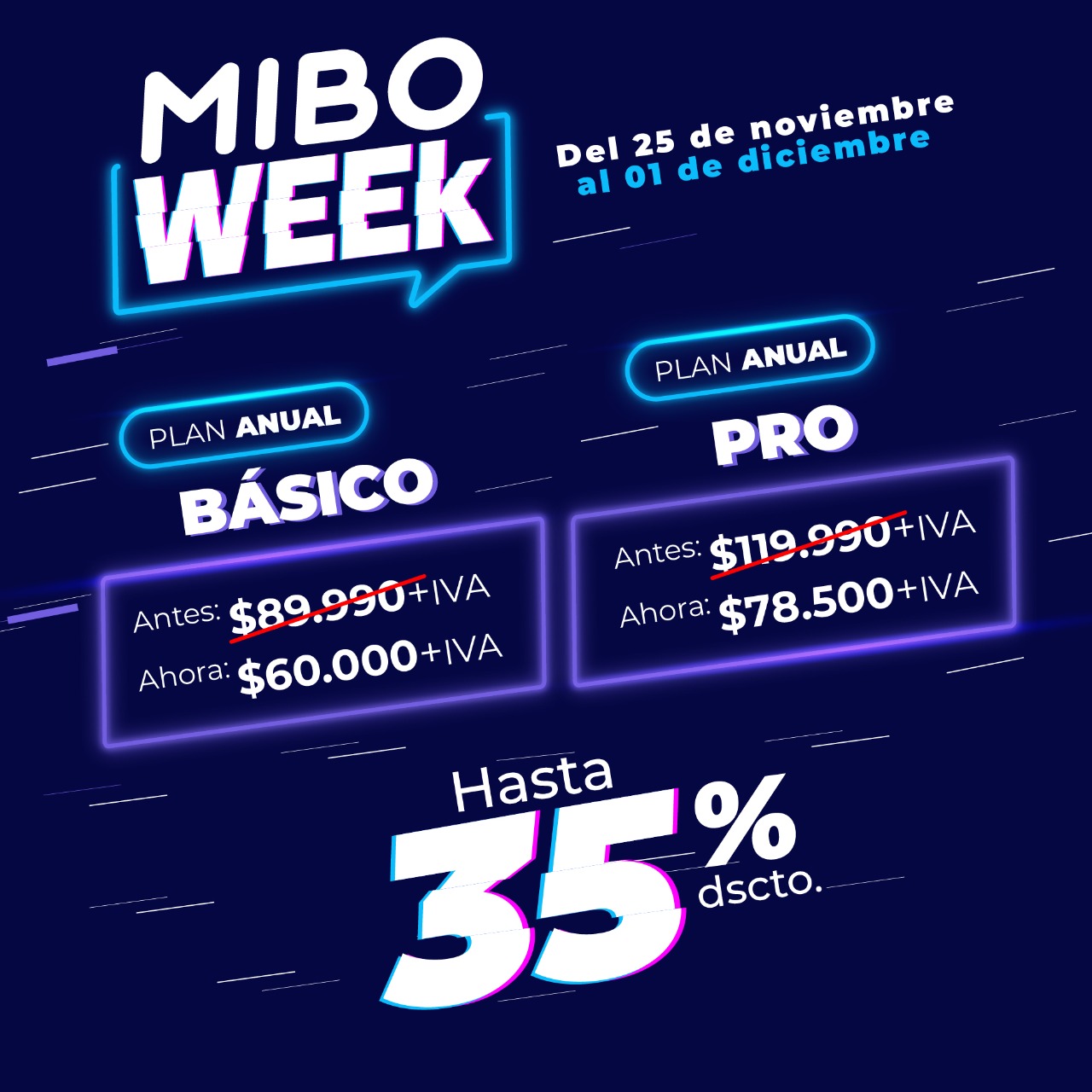 MIBO la nueva solución de boleta electrónica. Contrata y comienza a operar inmediatamente.